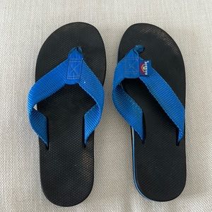 Rainbow Flip Flops size 6